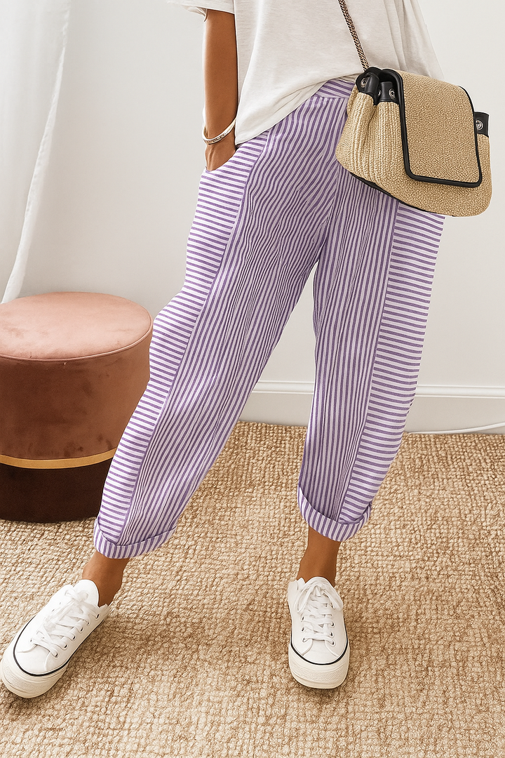 Marlyn | Striped Pants