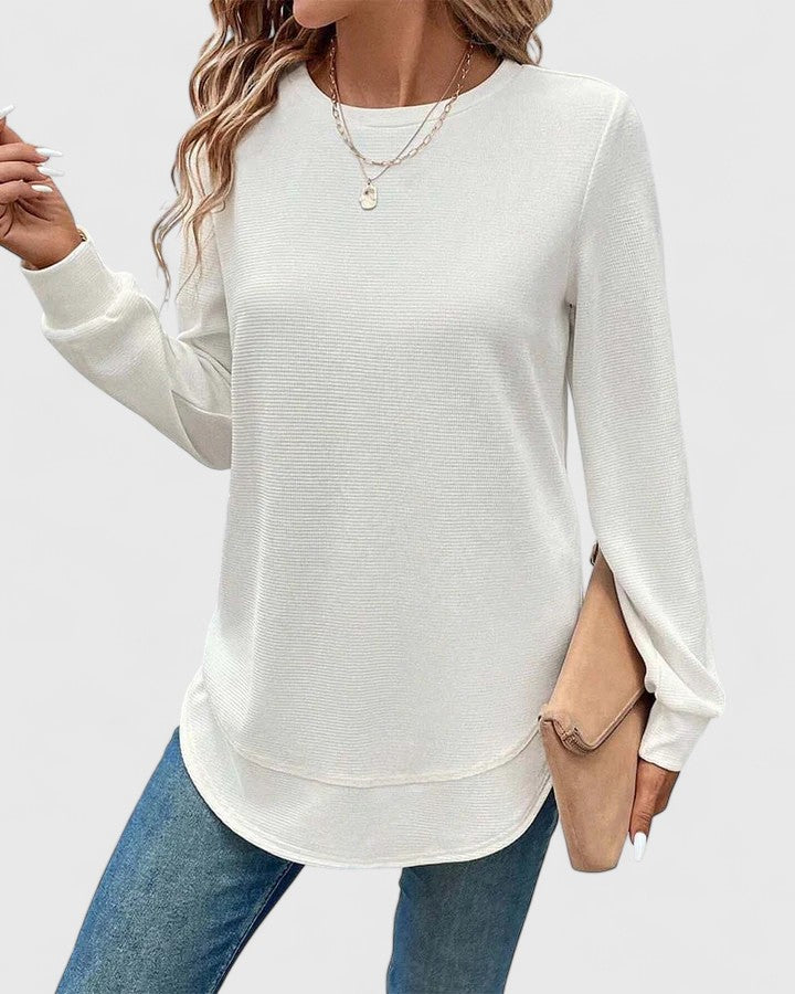 Sorelle | Elegant O-Neck Long Sleeve