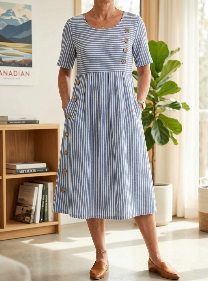 Lillian | Striped Summer Dress