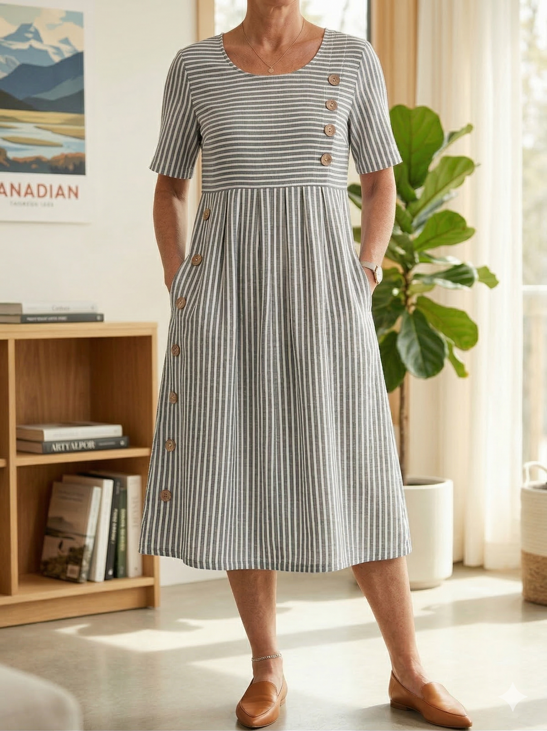 Lillian | Striped Summer Dress