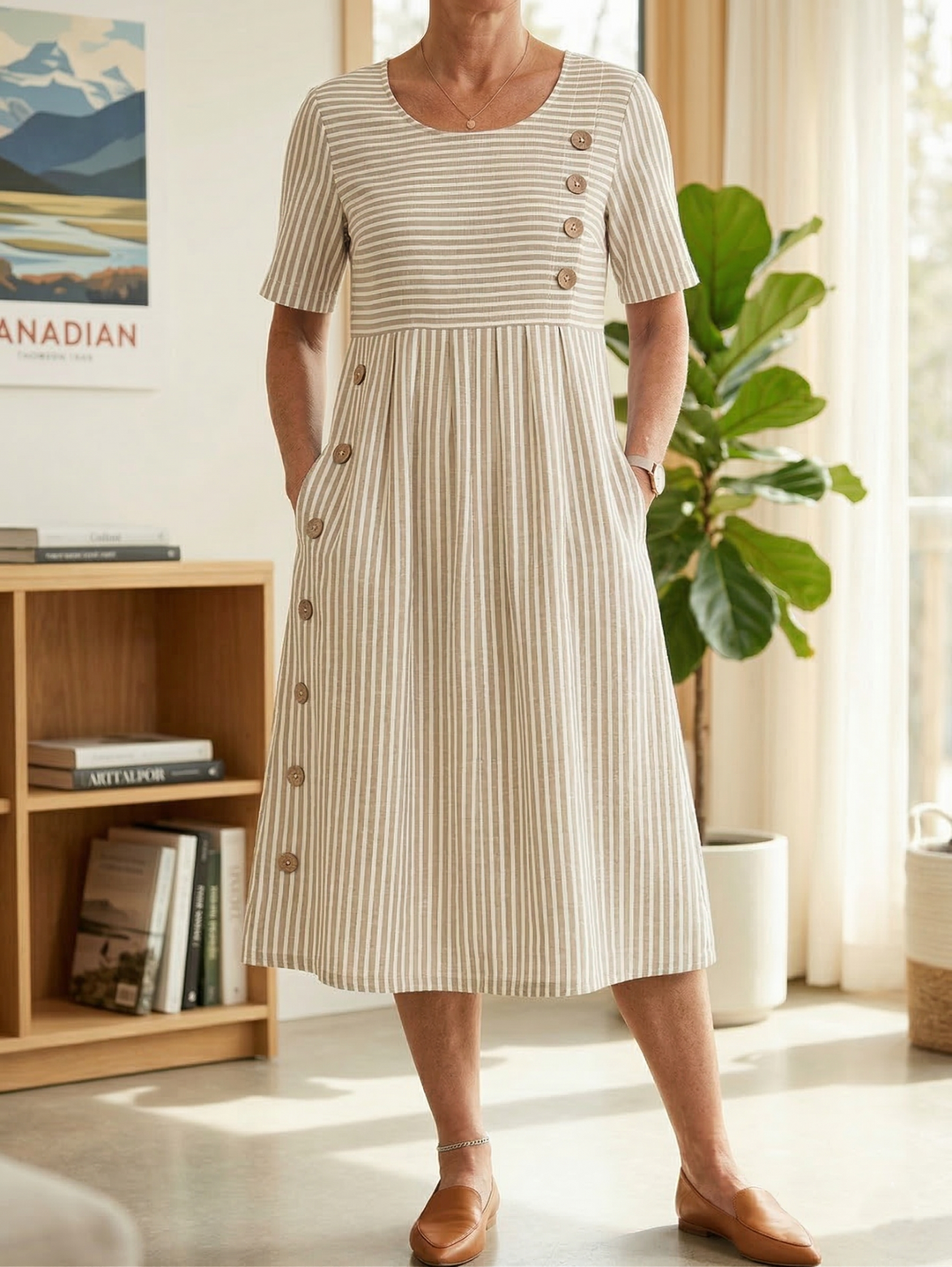 Lillian | Striped Summer Dress