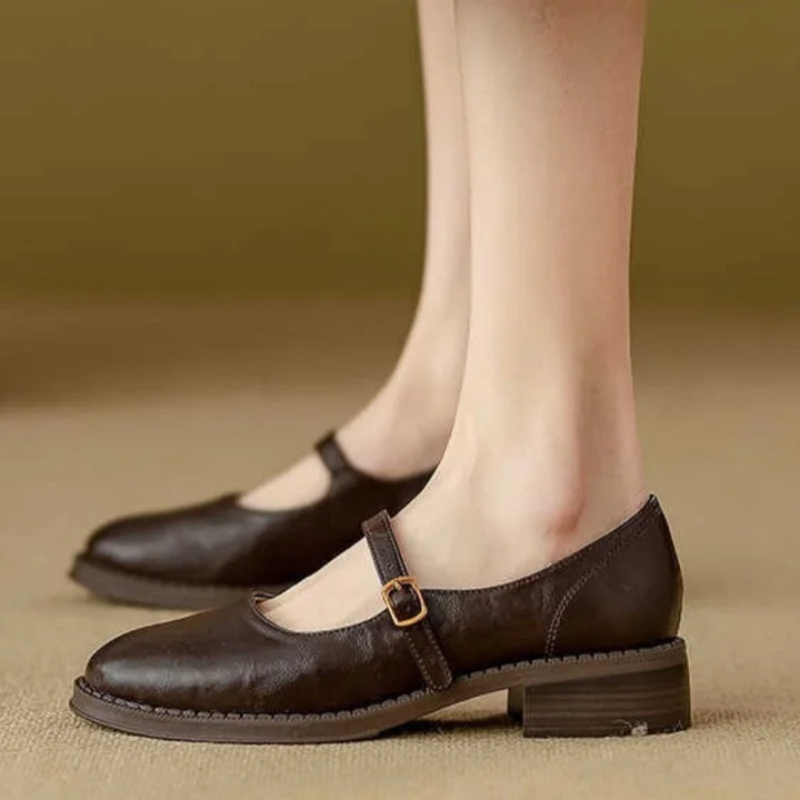 Diana | Classic Leather Mary Janes